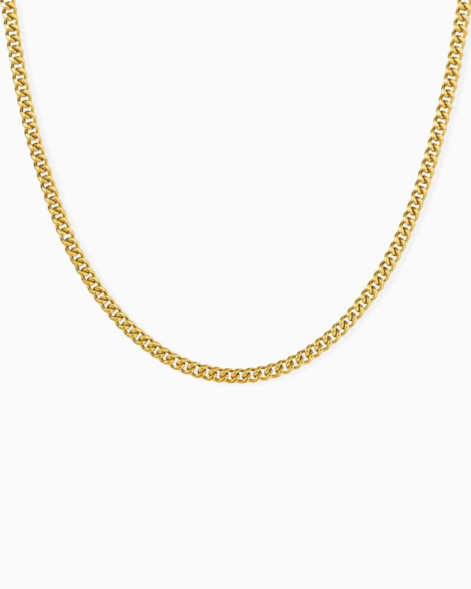 CLEAN CUBANA CHAIN. - 4MM GOLD