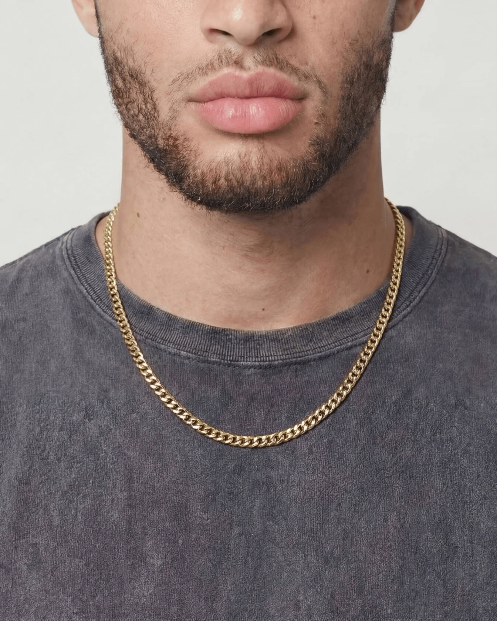 CLEAN CUBANA CHAIN. - 4MM GOLD - Image 3