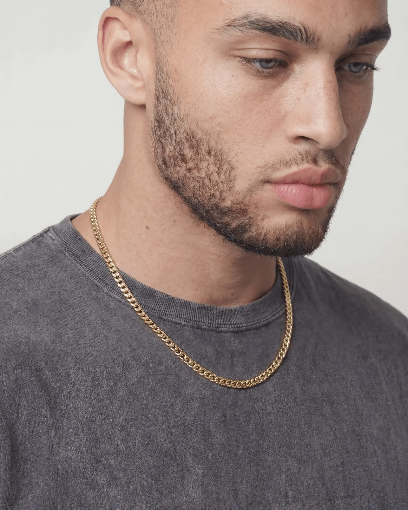 CLEAN CUBANA CHAIN. - 4MM GOLD - Image 4