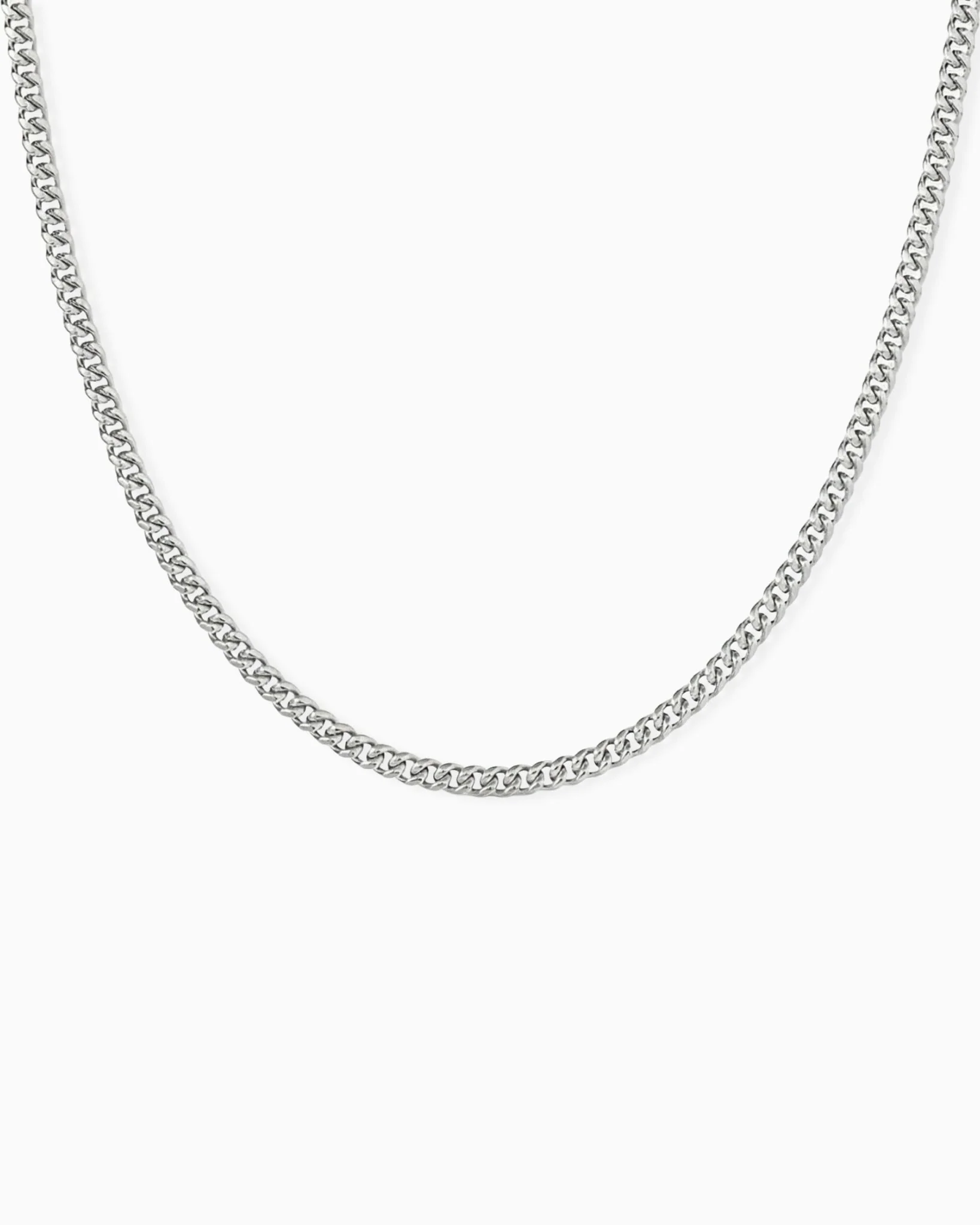 CLEAN CUBANA CHAIN. - 4MM