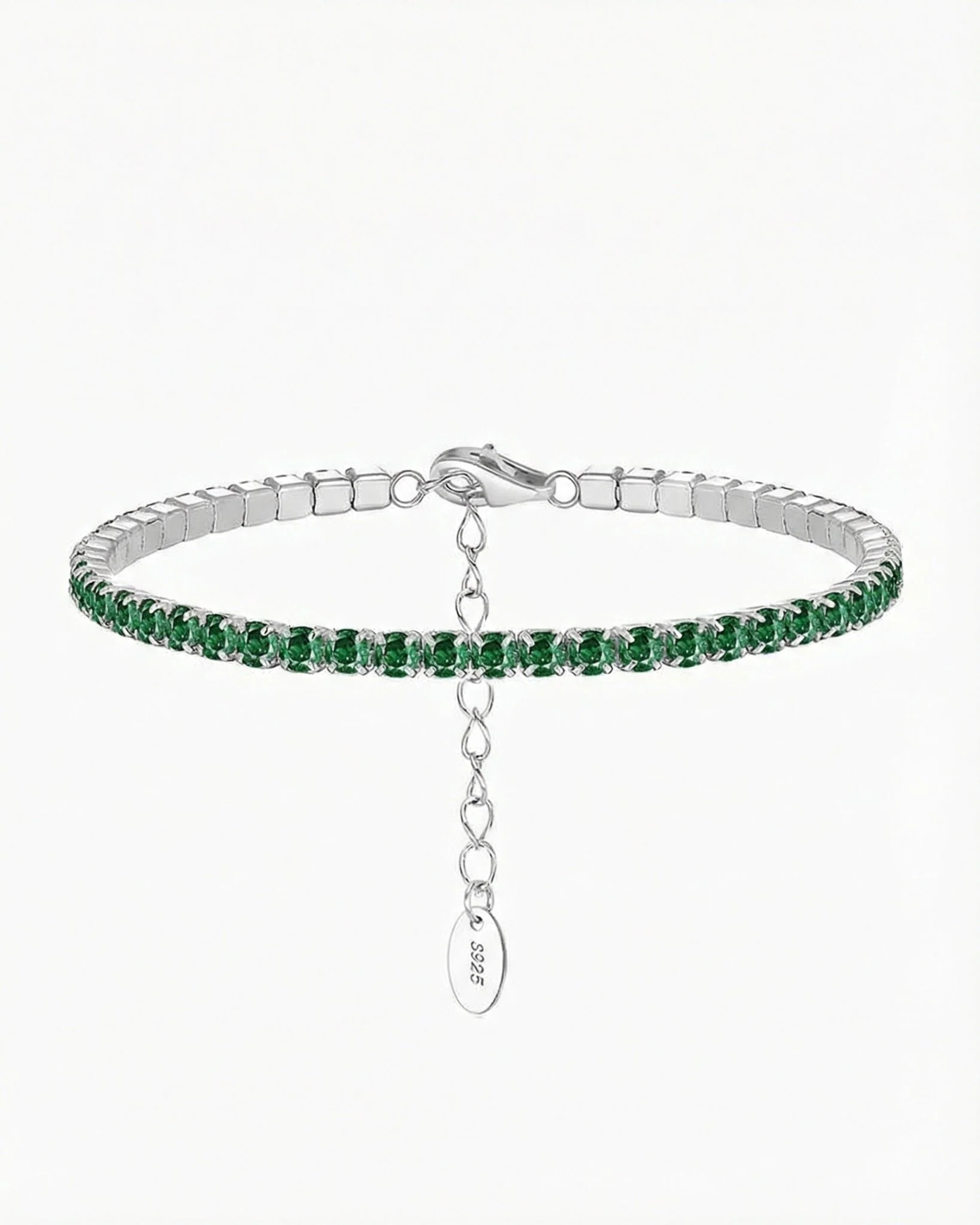 EMERALD ICE BRACELET. - 3MM 925