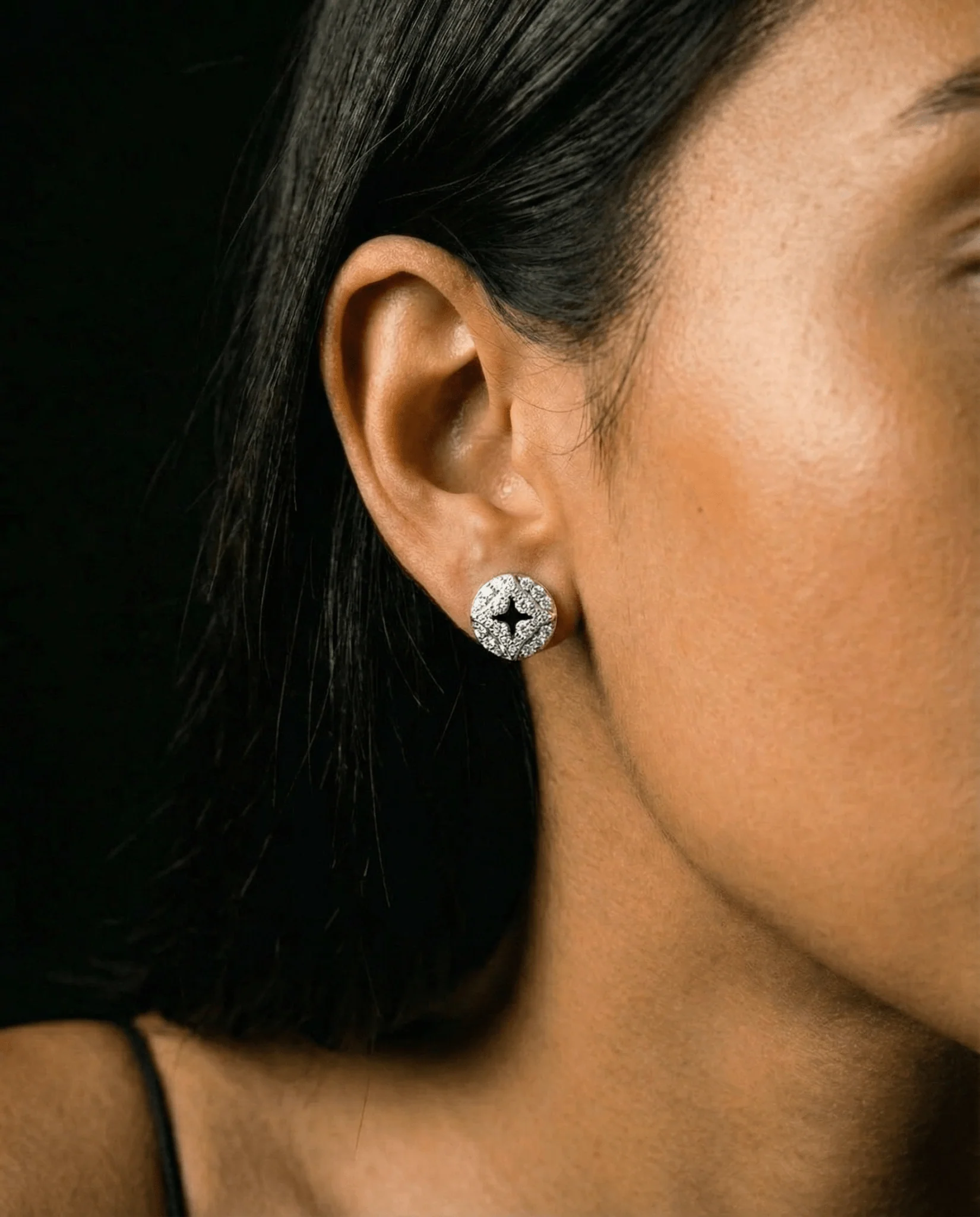 MOISSANITE STAR POINTER STUDS. - Image 2