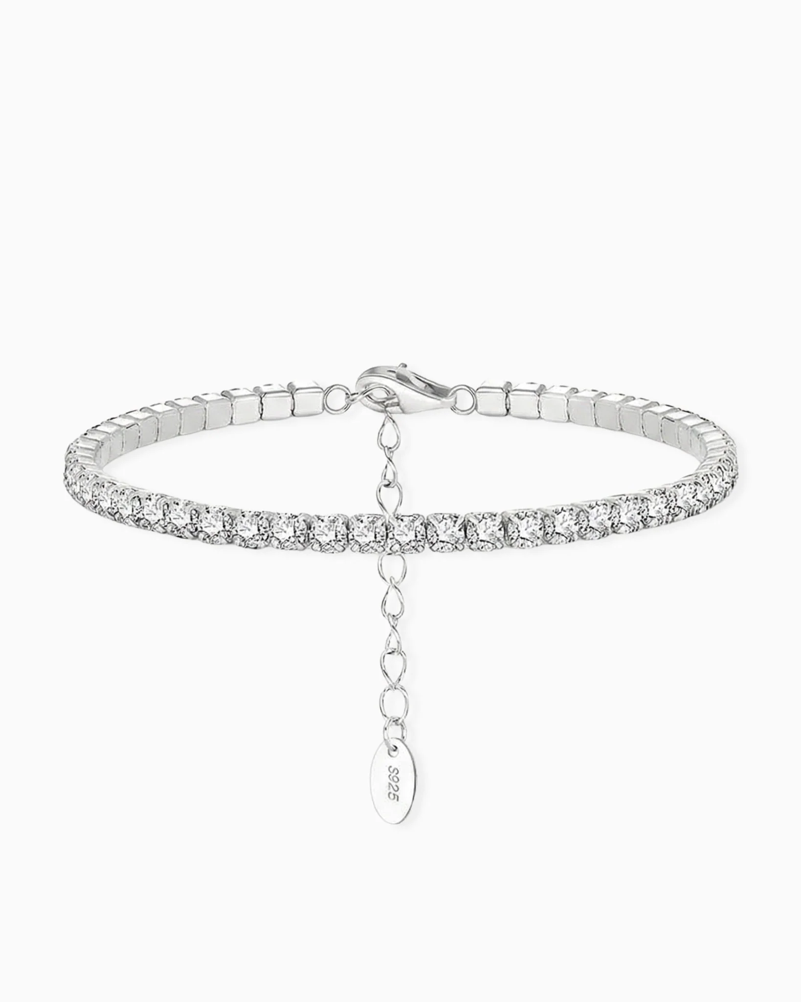 WHITE ICE BRACELET. - 3MM 925